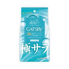 GATSBY 갸스비 파우더 바디시트 비누향, 30매입, 280g