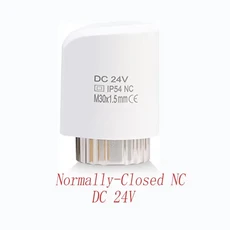 바닥 난방 매니폴드 AC230V/DC24V 전기 액추에이터 구동 모터 상시 닫힘(NC), 20 E-24V-NC-5pieces