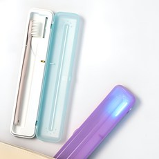 공간온 살균효과 칫솔 살균기 휴대용 선물용 weety, 파스텔 블루