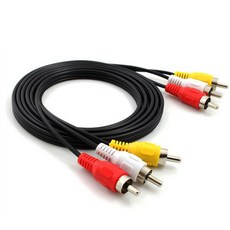 SW0044 양 RCA 케이블 3RCA to 3RCA 1M