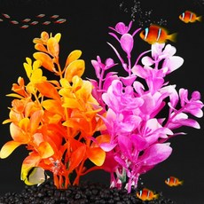 인공 수초 수초어항만들기 구피은신처 구피키우기, 1인공수초-연노랑풀