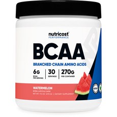 BCAA 파우더 30회분 수박맛 1병, 261g, 1개
