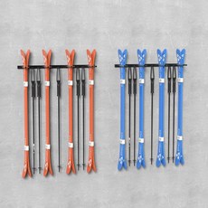 스키 거치대 스탠드 데크 보드 보관대 진열대 스노우보드 행거 걸이, 블랙 29cm