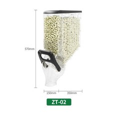 씨리얼 디스펜스 사탕 잡곡 커피 원두 진열 투명 호텔 마트 가정용 업소용, 2. zt-0213l길이 15cm x 너비 35cm x, 기본 색상