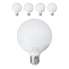 DAYTIME LED燈泡 G95 短型12W 5入, 暖光色