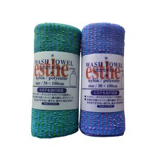 [신박한 잡화] 일본 샤워타올 부드럽고 까실한 에스테 샤워타올 2P 목욕용품 색상랜덤, 랜덤발송, 1개입, 2개