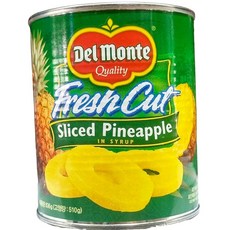 파인애플캔 델몬트 슬라이스 836g 과일통조림, 1개