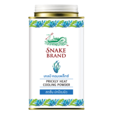 蛇牌爽身粉-活力海洋，清爽控油，舒緩肌膚不適，全家適用, 140g, 6個