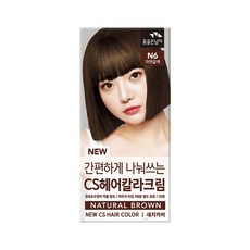 꽃을든남자 나눠쓰는 오징어 먹물 새치 염색약, N6 자연갈색, 1개