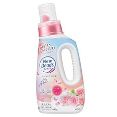 Kao 花王 New Beads 含柔軟精洗衣精 玫瑰&木蘭花香氛, 1個, 690g