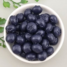 비즈톡 [DC-4-05]데코파츠 미니어처 도시락 음식파츠 과일 블루베리모형