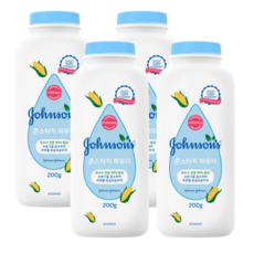 존슨즈 콘스타치 파우더, 4개, 200g