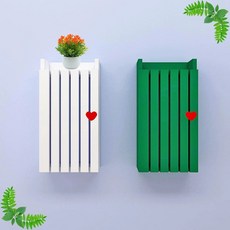 인터폰 초인종 가리개 분전함 커버 덮개 배전반 인테리어 화이트, 원목