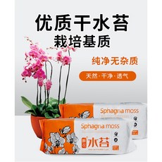 醉花 水苔 150g 蘭花蝴蝶蘭栽培介質 爬蟲墊材, 1個