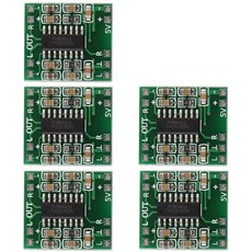 HiLetgo 5pcs PAM8403 2X 3W 미니 디지털 전력 증폭기 보드 AMP 클래스 D 2.5-5V 입력, HiLetgo 5피스 PAM8403 2x 3W 미니 디