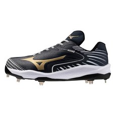 Mizuno Cushionrevo Elite Wide 男 棒球釘鞋 黑 金 [11GM254109]