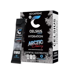 셀시어스 하이드레이션 레몬 라임 전해질 파우더 14개 173476, Pack of 14, Arctic Cherry
