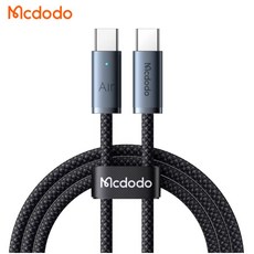 麥多多 240W 超薄快充線 金屬接頭 編織線身 適用蘋果手機 Type-C 平板 筆電, 黑色-1.8M, 1個, 1.8m
