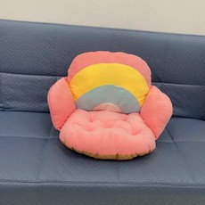 해피유통 귀여운 캐릭터 방석 푹신한 의자 방석 팔걸이 포근한 쿠션 사무실 가정용, 55*45*45, 11