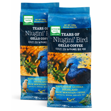 뉴기니버드 1+1 A등급 유기농 원두 묵직한 풀바디 청정지역 파푸아뉴기니 초콜릿티 부드러운 커피원두 원두커피, 2개, 100g, 홀빈(분쇄안함)