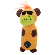 綺敏 K9 LINK TUFF 狗狗玩具 耐咬發聲狗磨牙玩具 舒壓寶特瓶玩具 福媽寵物, 小寶特瓶猴子, 1個