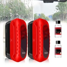 자동차 창문용 자동차 오일 필름 클리닝 브러시 2개 유리 클리닝 보드 오일 필름 리무버 자동차 창문용, 자동차 창문용 자동차 오일 필름 클리닝 브러시 2개,