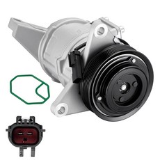 BDFHYK 58378 AC Compressor with Clutch Compatible with Chrysler Town & Country 1996-2000 & Voyager, BDFHYK 58378 AC Compressor wit