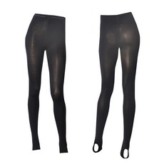 高爾夫環形高級修身緊身褲, 黑色