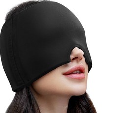 냉온 테라피 두통 숙면 헤드팩 젤마스크 머리전용 두피 냉온찜질 모자, 단품, 1세트