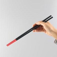 일본 마나 실리콘 투톤 젓가락 / K690, 레드 [K690R], 단품