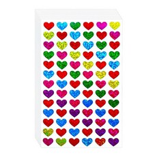 베러워커스 홀로그램 하트 스티커 10장, 1세트, 작은하트