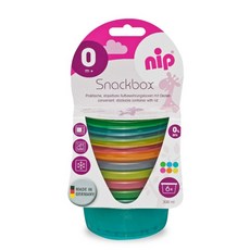 nip 寶寶點心盒 德國製, 1個, 德國NIP 繽紛點心盒(六入/組)