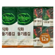 CJ 비비고 직화 들기름김 54g 2개