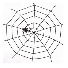 파티쇼 할로윈 장식 뉴 굵은 거미줄 세트 1.5m, 화이트, 1개