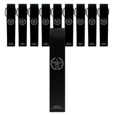 가인글로벌 와인750 칼라포장박스 유리병 선물 답례품 선물상자, 10개, 블랙