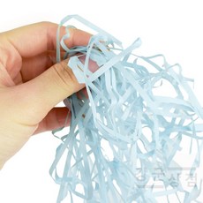 (강군상점) 선물포장 종이 스타핑 주름지 선물보호 완충제 크라프트지 초핑종이 과일포장 촉감놀이 포장지 노루지, 연노랑 50g