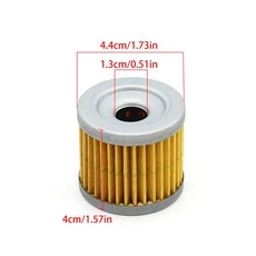 오토바이 엔진 오일 필터 HJ125K GN125 EN125 GS125 HJ GN EN 125 125cc 애프터 마켓 예비 부품 오토바이, 01 1PCS