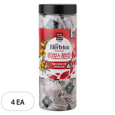 녹차원 루이보스 허브차, 1.5g, 60개입, 4개