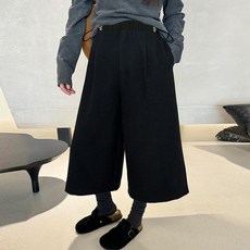 임산부 기모 하이웨스트 와이드팬츠 빅사이즈 가을 겨울 임부복 바지