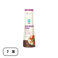 청정원 프렌치 발사믹 드레싱 소스, 325g, 7개