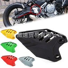 適用川崎 Z650 NINJA650腳踏保護板改裝車身裝飾腳踏板護片配件, 綠色