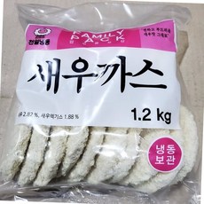 천일식품 새우까스(60g x20개 1.2K) 1(개) 4582 PC, 1.2kg, 1개