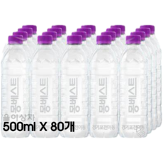 몽베스트 위드어스 무라벨(무/유라벨 랜덤발송), 500ml, 80개