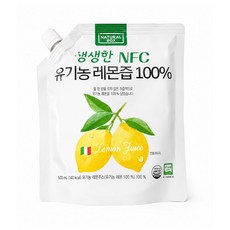 내추럴박스 유기농 NFC 레몬즙, 500ml, 2개