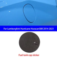 Lamborghini Hurricane 드라이 카본 파이버 연료 탱크 캡/사이드 펜더/리어 테일라이트/외부 핸들 커버 트, 01 Black
