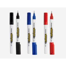 LABU 모나미 네임펜X 가는 글씨용 [ 신형 ], 1팩, 블랙+블루+레드