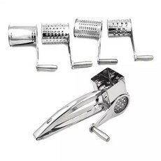 多功能切菜器刨絲器 廚房蔬菜檸檬蘿蔔黃瓜芝士擦刮手搖削絲機, 5合一, 1個