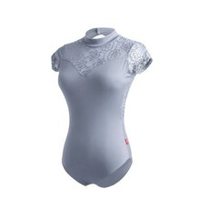 폴댄스의상 등트임 레오타드 비침 어깨 발레옷