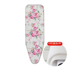 바라봄 스탠딩다리미판 접이식 다리미대, 1개, 대형 보드4815 120x38 꽃무늬 패턴 매트2겹포함