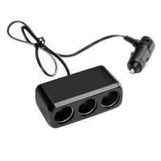 차량모니터용 시가잭외부연장소켓 3구멀소켓(WF-320)